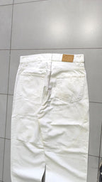 Denim Jeans White Baggy Fit (M)