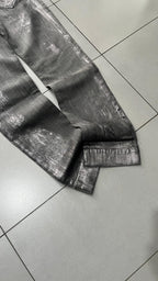 Denim Jeans Silver Low Waist (M)