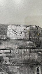 Denim Jeans Silver Low Waist (M)