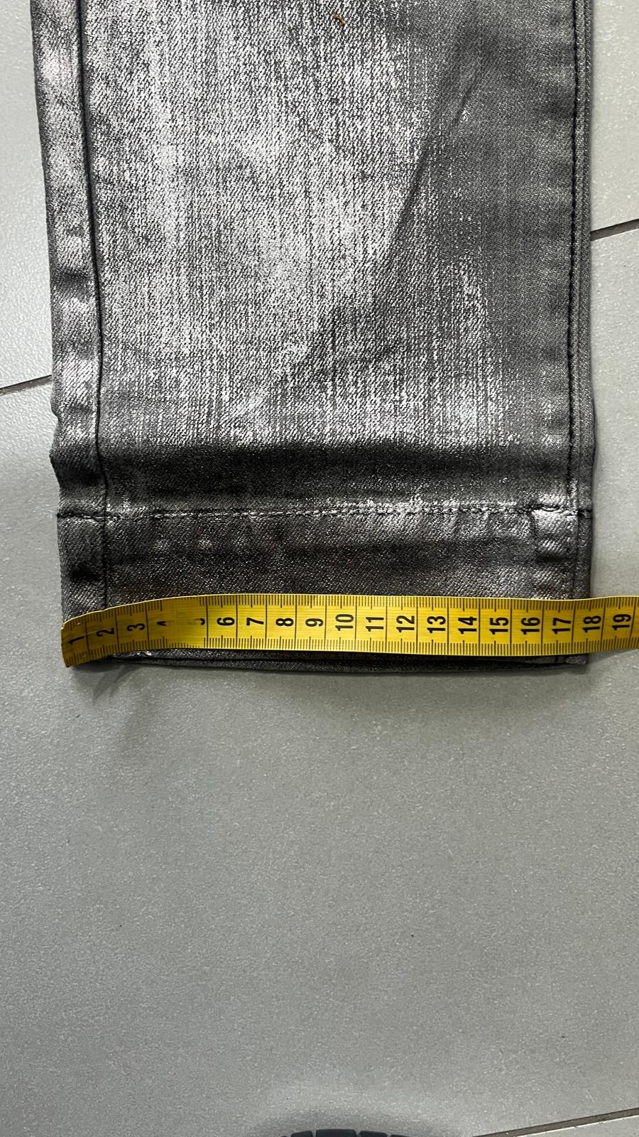 Denim Jeans Silver Low Waist (M)