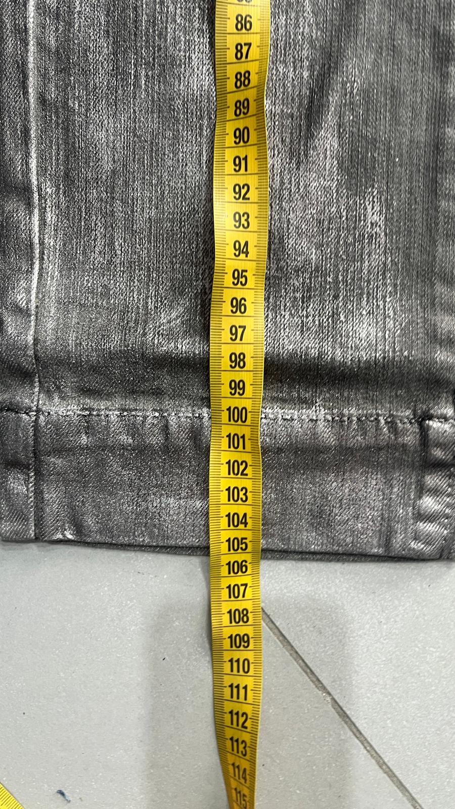 Denim Jeans Silver Low Waist (M)