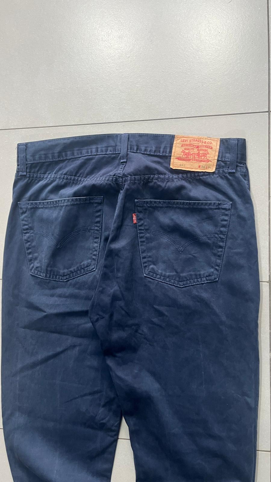 Denim Levis Blu Scuro 551 W36 (XL)