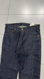 Raw Denim Jeans Evisu Cimosato Selvedge Made In Japan Straight Fit (L)