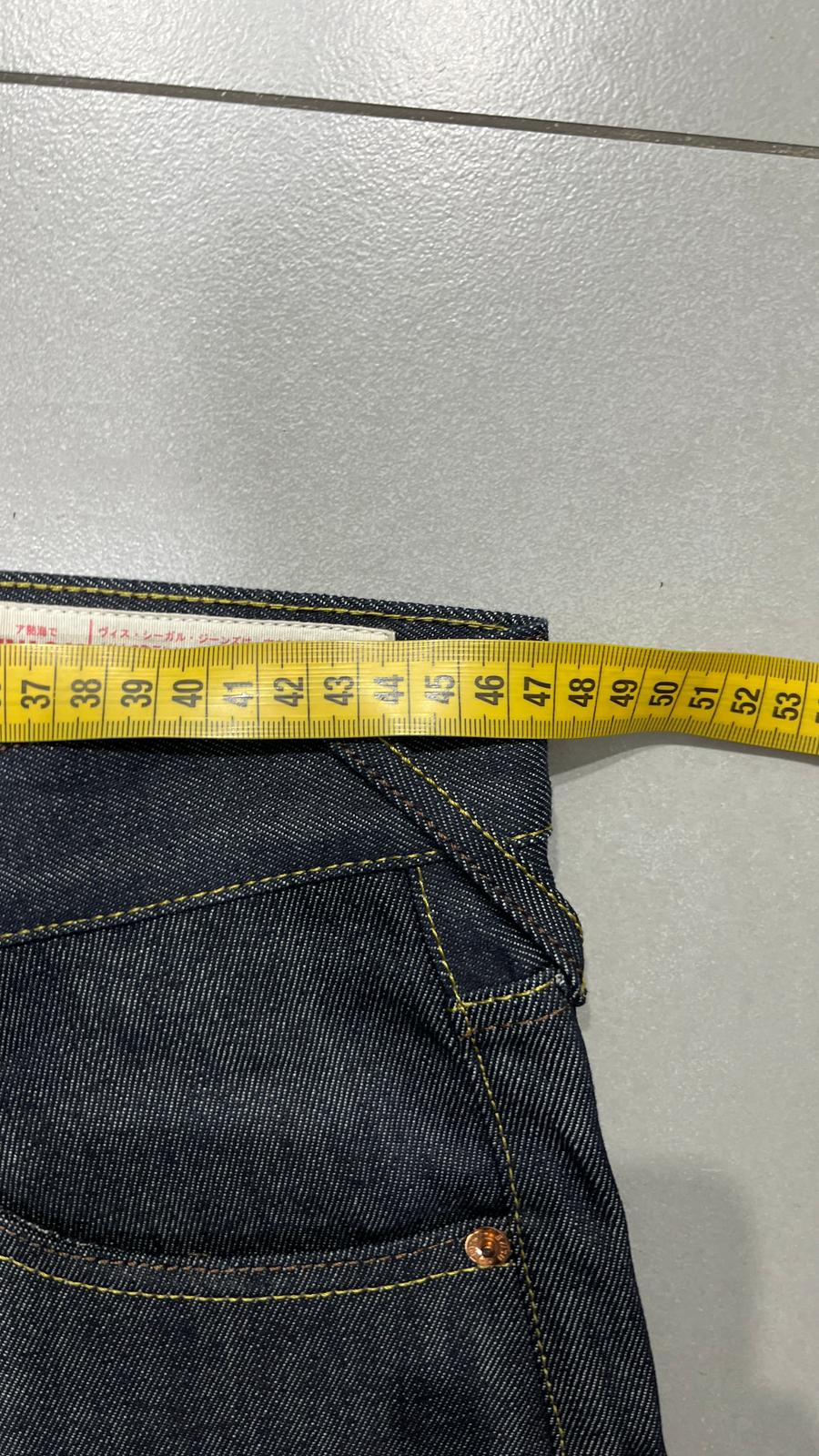 Raw Denim Jeans Evisu Cimosato Selvedge Made In Japan Straight Fit (L)