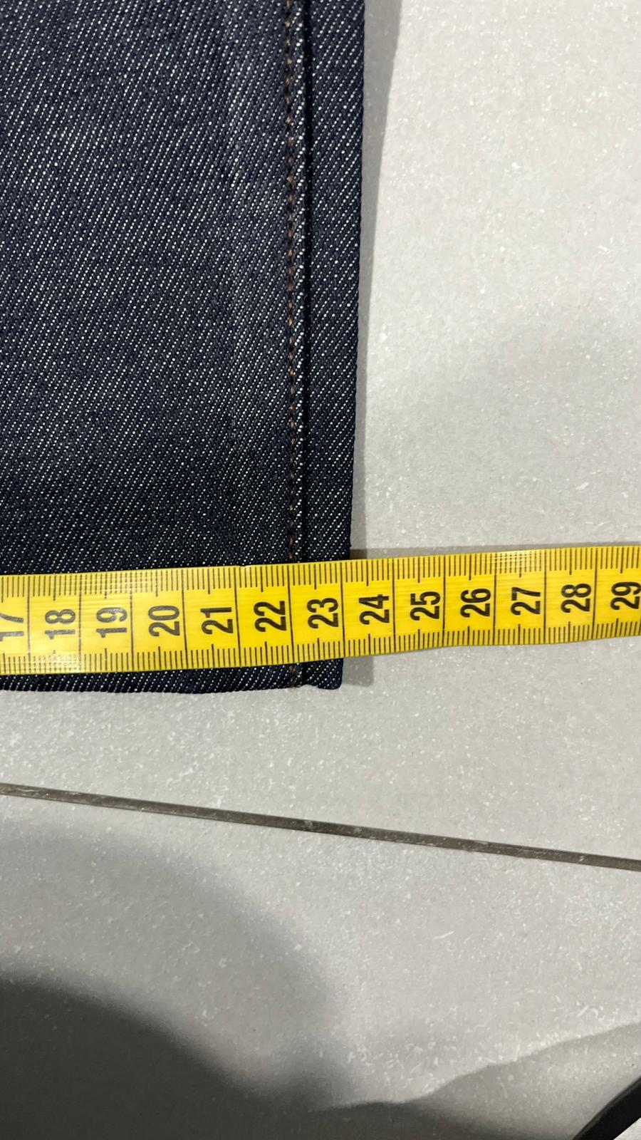 Raw Denim Jeans Evisu Cimosato Selvedge Made In Japan Straight Fit (L)