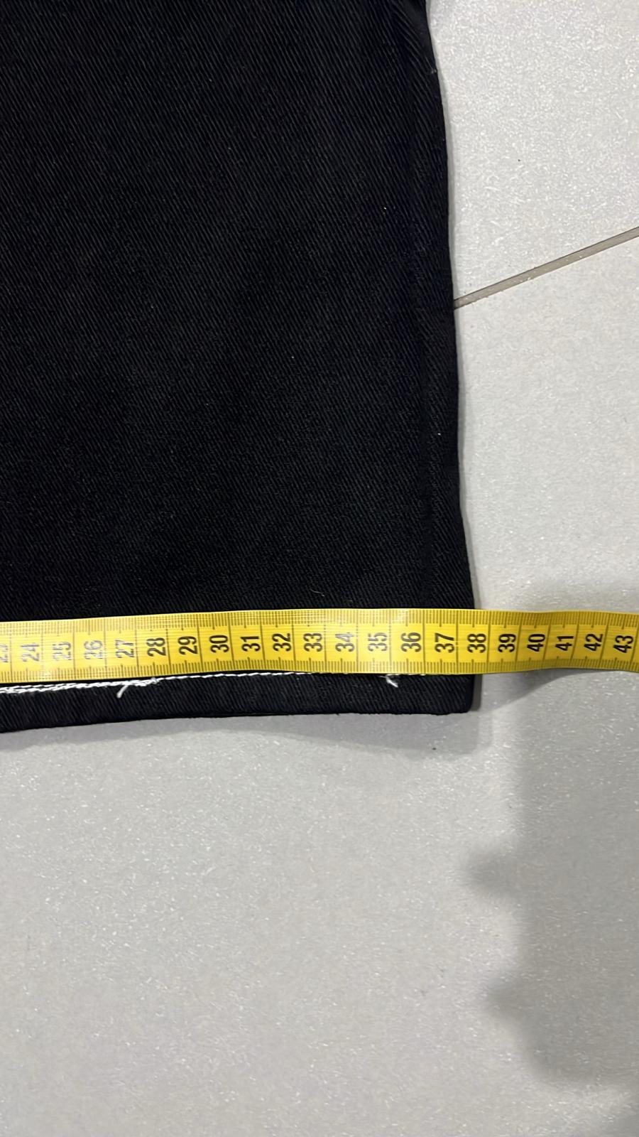 Denim Jeans Black Super Baggy Fit (S)