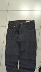 Raw Denim Jeans Evisu Blue Dragon Baggy Fit (M)