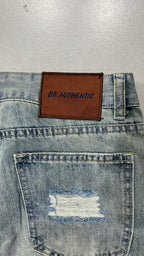 Denim Jeans Stone Wash Baggy Fit (S)