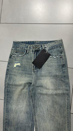 Denim Jeans Stone Wash Baggy Fit (S)