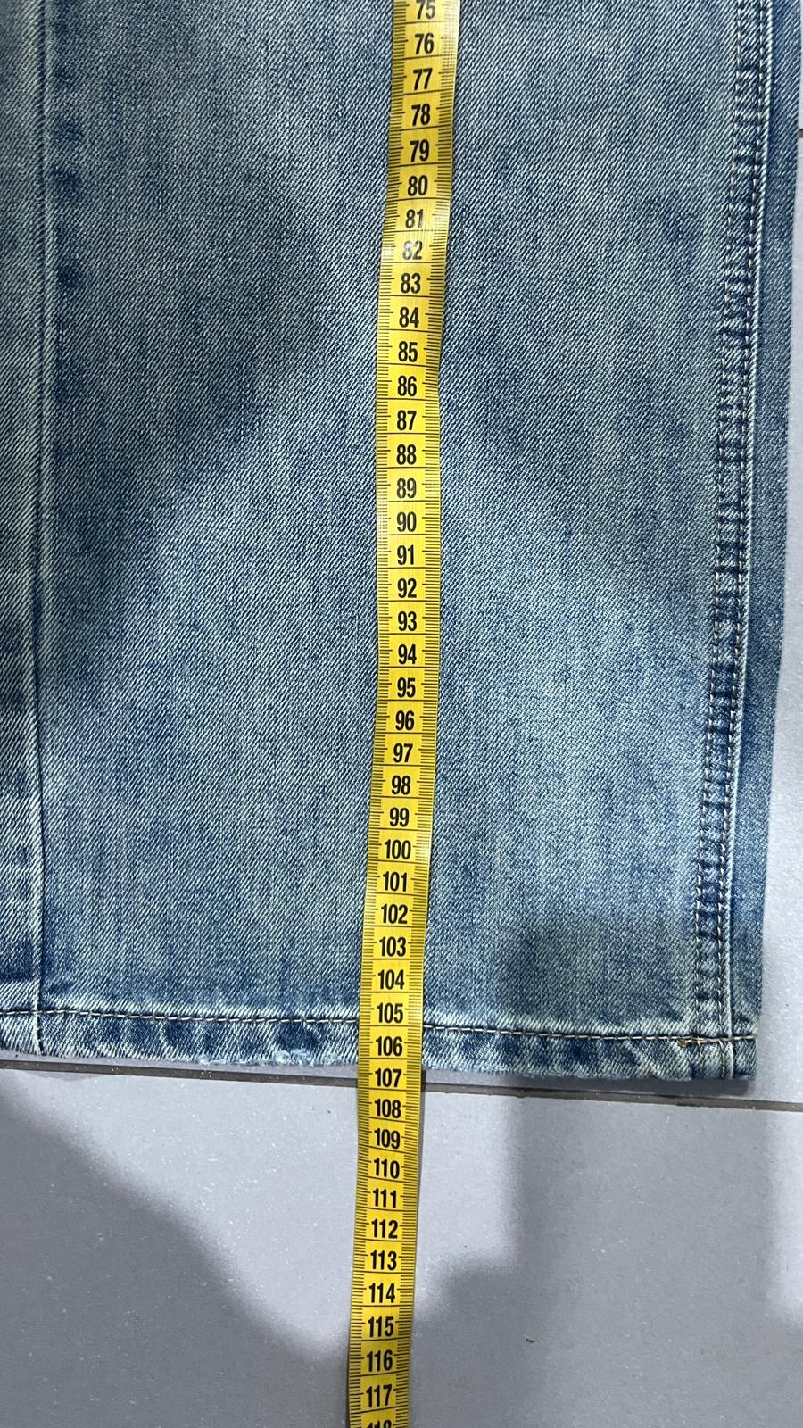 Denim Jeans Stone Wash Baggy Fit (S)