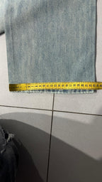 Denim Jeans Stone Wash Baggy Fit (XS)