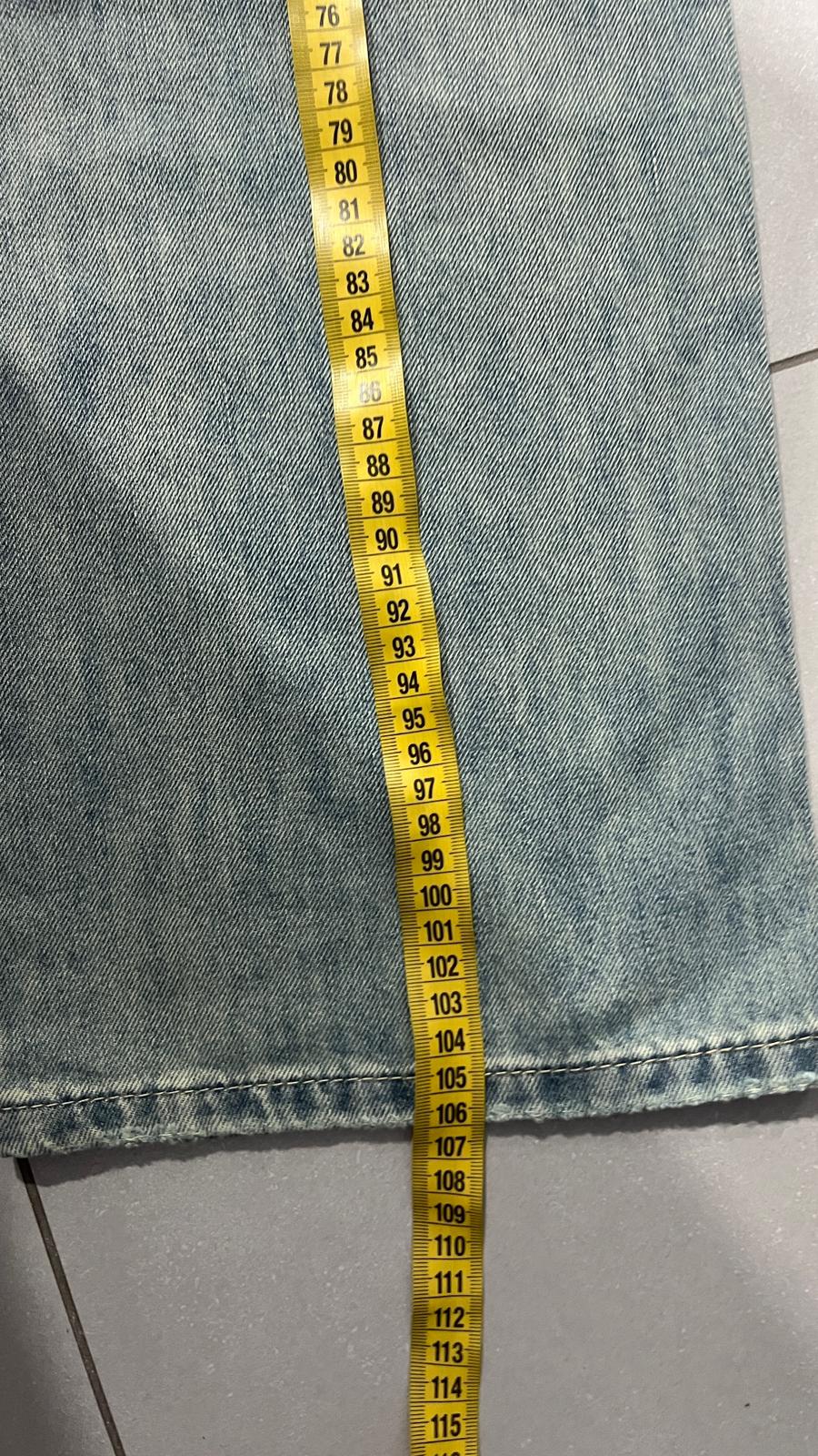 Denim Jeans Stone Wash Baggy Fit (XS)