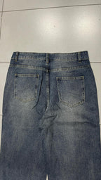 Denim Jeans Particular Washed Baggy Fit (M)