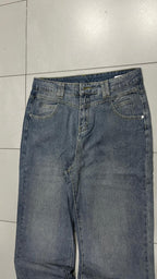 Denim Jeans Particular Washed Baggy Fit (M)