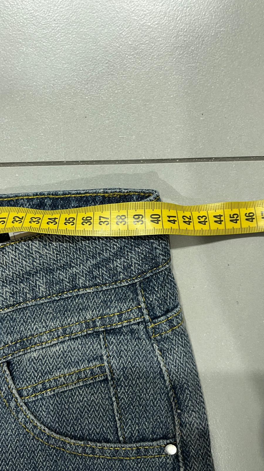 Denim Jeans Particular Washed Baggy Fit (M)