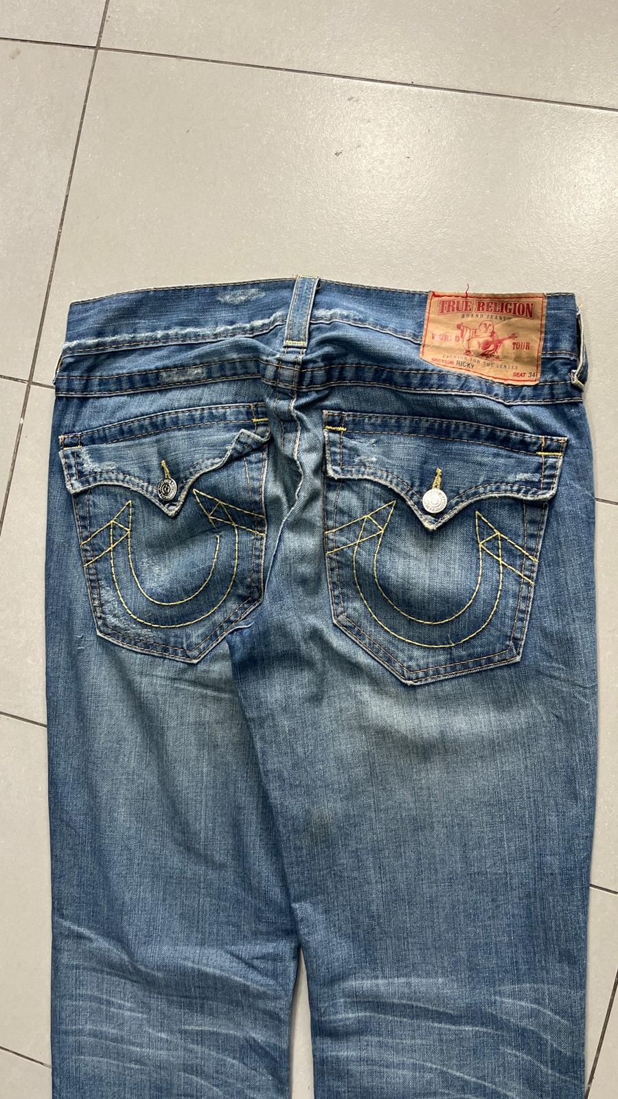 Denim Jeans True Religion Washed Baggy Fit (M)