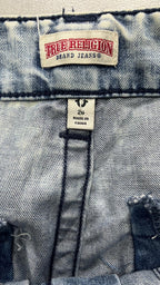 Denim Cargo Jeans True Religion Baggy Fit Light Blue (S)