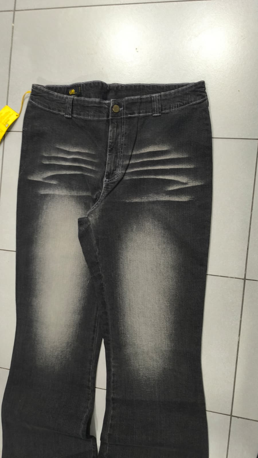 Denim Washed Lee Jeans Baggy Fit (M)