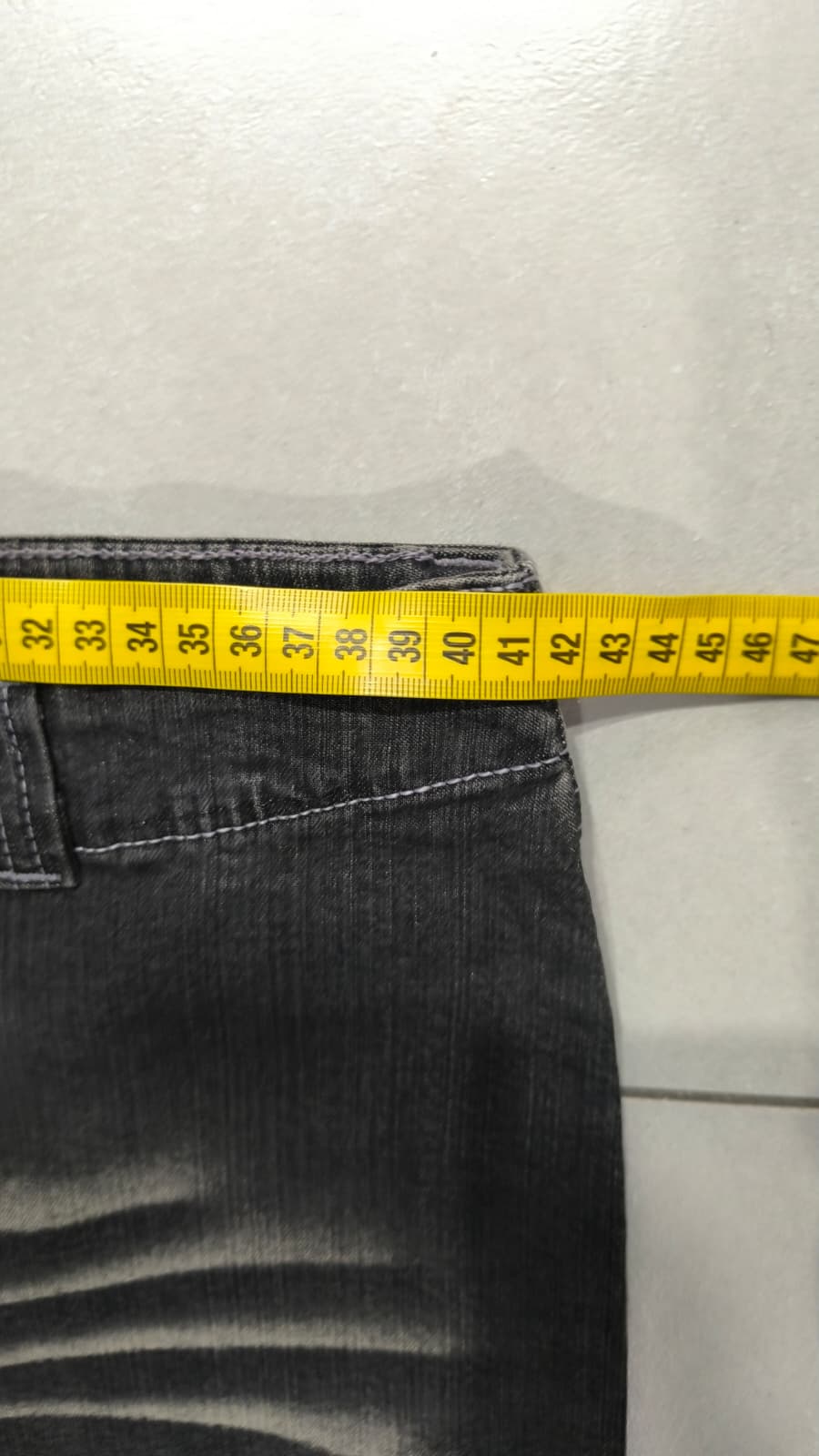 Denim Washed Lee Jeans Baggy Fit (M)