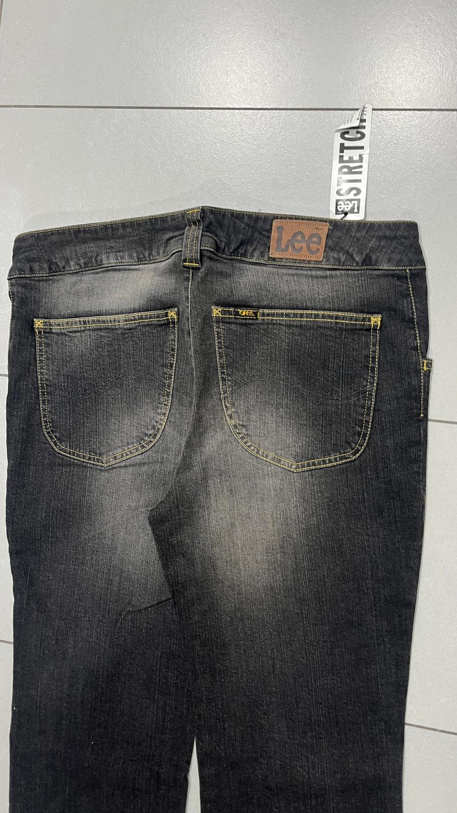 Denim Jeans Washed Lee Bootcut (XL)