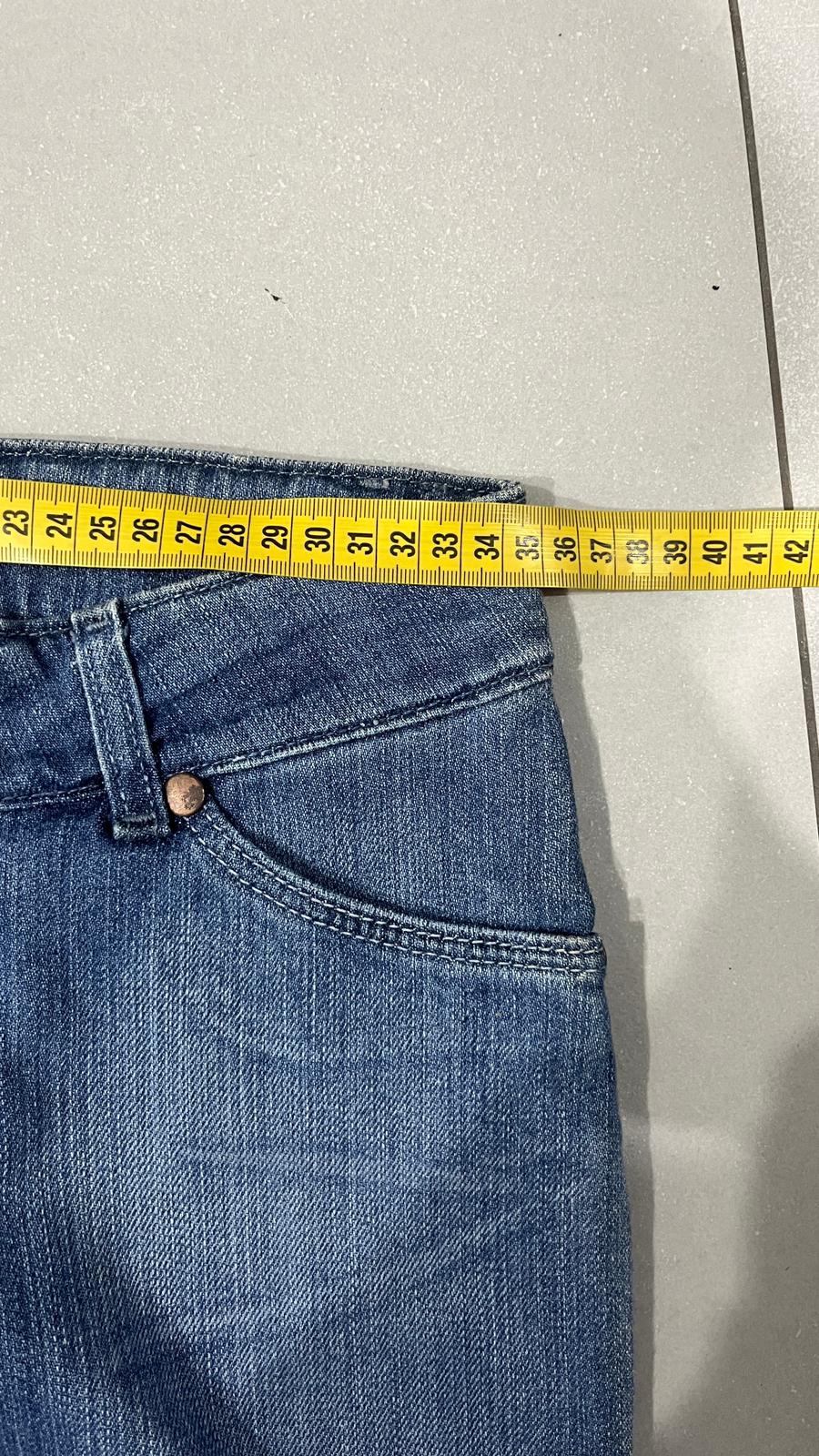 Denim Jeans Wrangler Blu Bootcut Baggy Fit (XS)