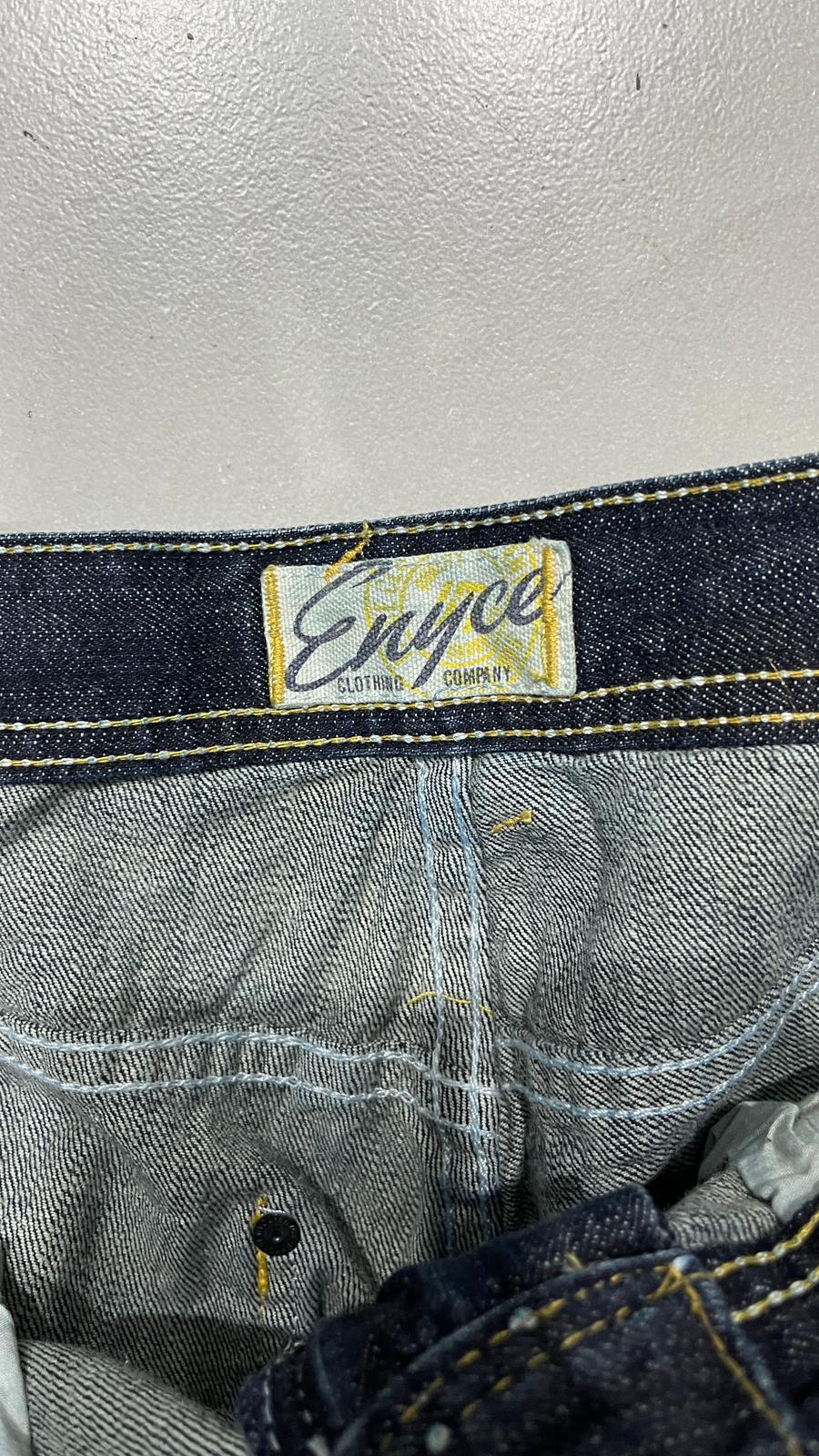 Denim Jeans Enyce Embroidered Washed Baggy Fit (XL)