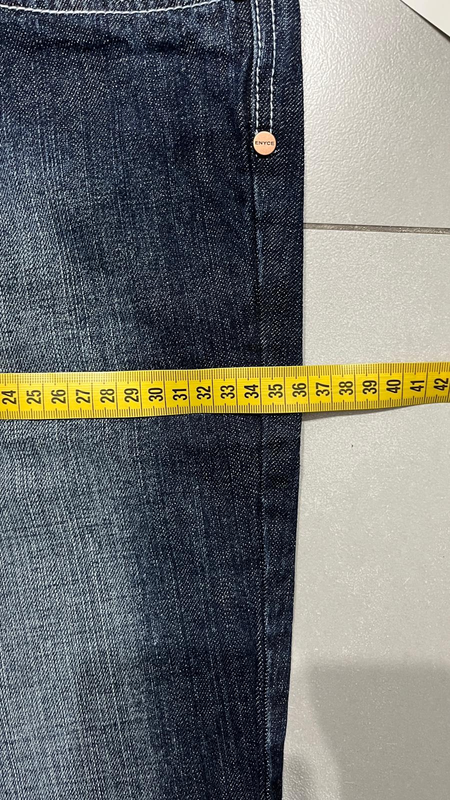 Denim Jeans Enyce Embroidered Washed Baggy Fit (XL)