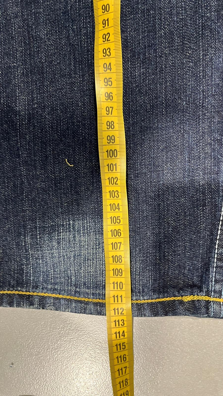 Denim Jeans Enyce Embroidered Washed Baggy Fit (XL)