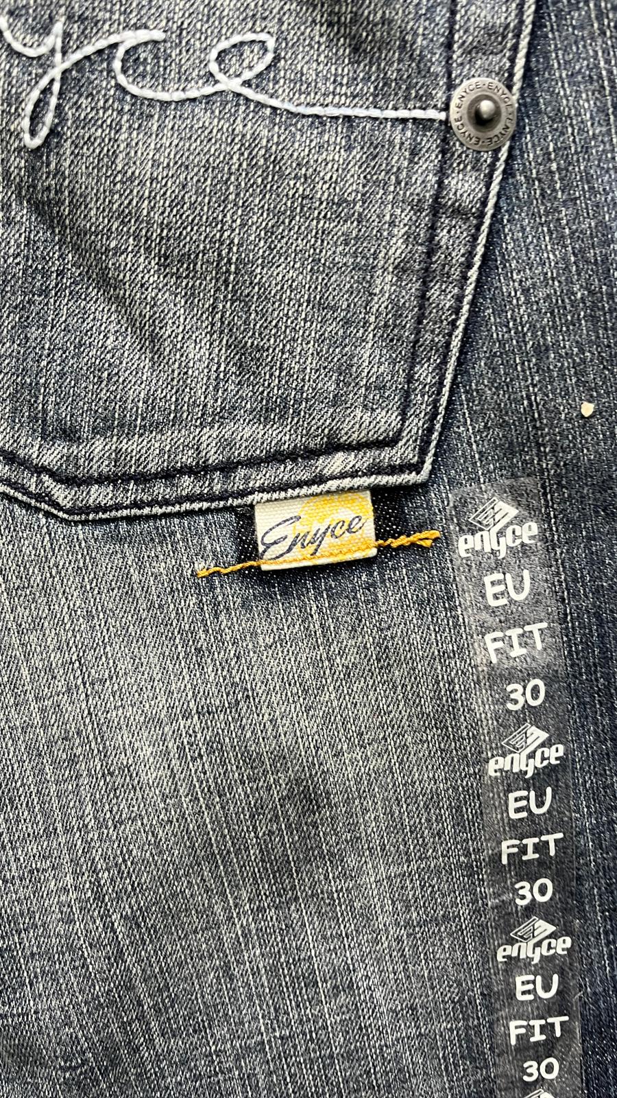 Denim Baggy Fit Enyce Blu Wash Embroidered (S)