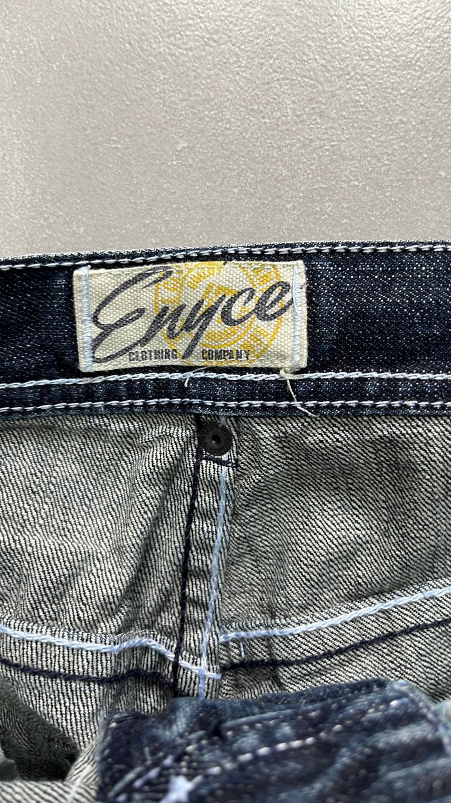 Denim Baggy Fit Enyce Blu Wash Embroidered (S)