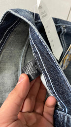 Denim Baggy Fit Enyce Blu Wash Embroidered (S)