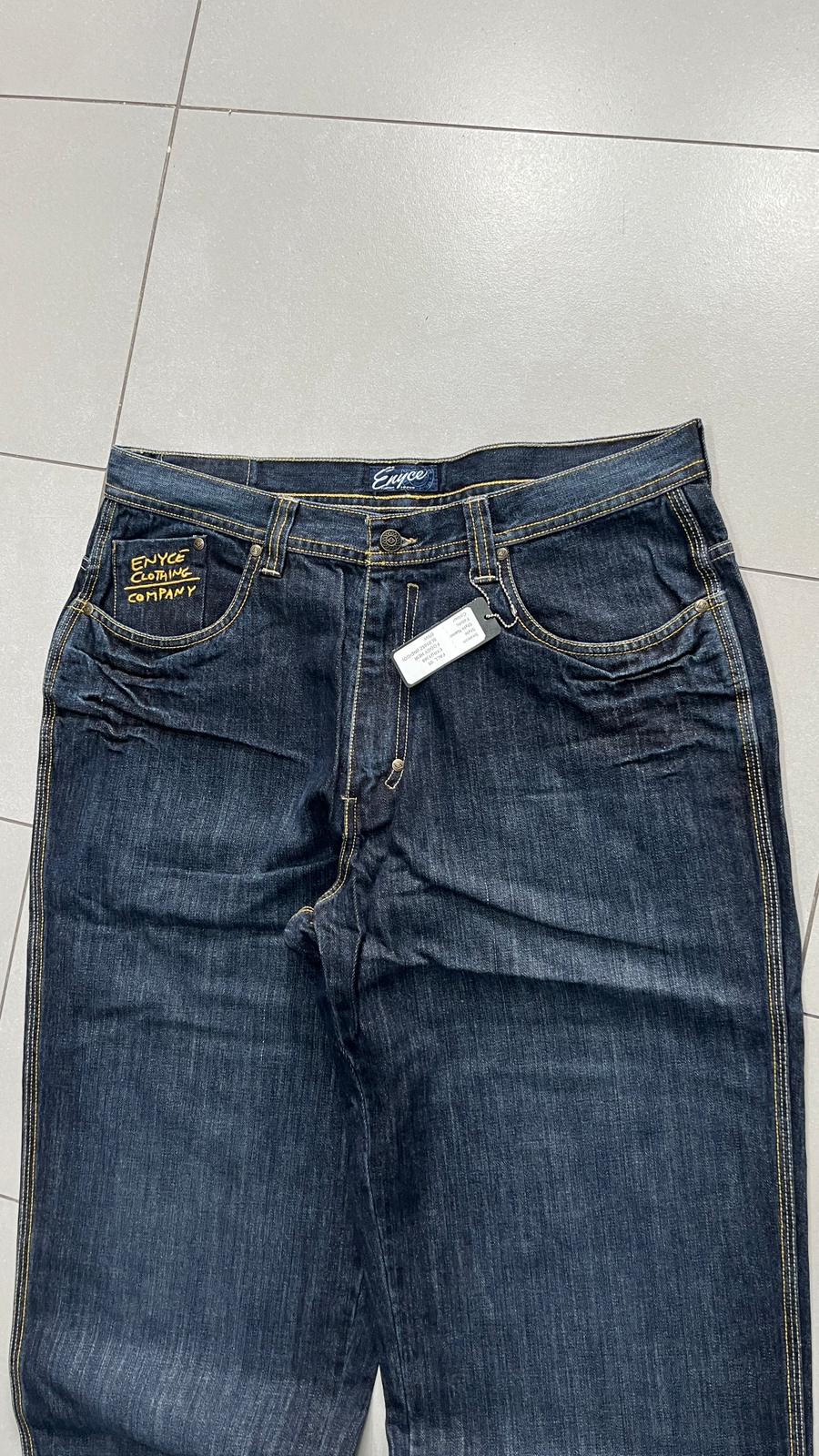 Denim Jeans Baggy Fit Blu Washed (XL)