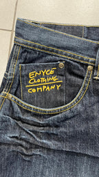 Denim Jeans Baggy Fit Blu Washed (XL)