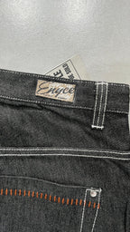 Denim Black Jeans Embroidered Enyce Baggy Fit (XL)