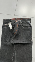 Denim Black Jeans Embroidered Enyce Baggy Fit (XL)