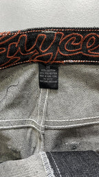 Denim Black Jeans Embroidered Enyce Baggy Fit (XL)