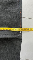 Denim Black Jeans Embroidered Enyce Baggy Fit (XL)