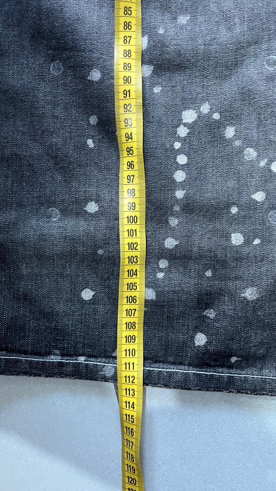 Denim Jeans Enyce Black Painted Baggy Fit (XL)