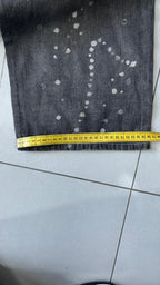 Denim Jeans Enyce Black Painted Baggy Fit (XL)