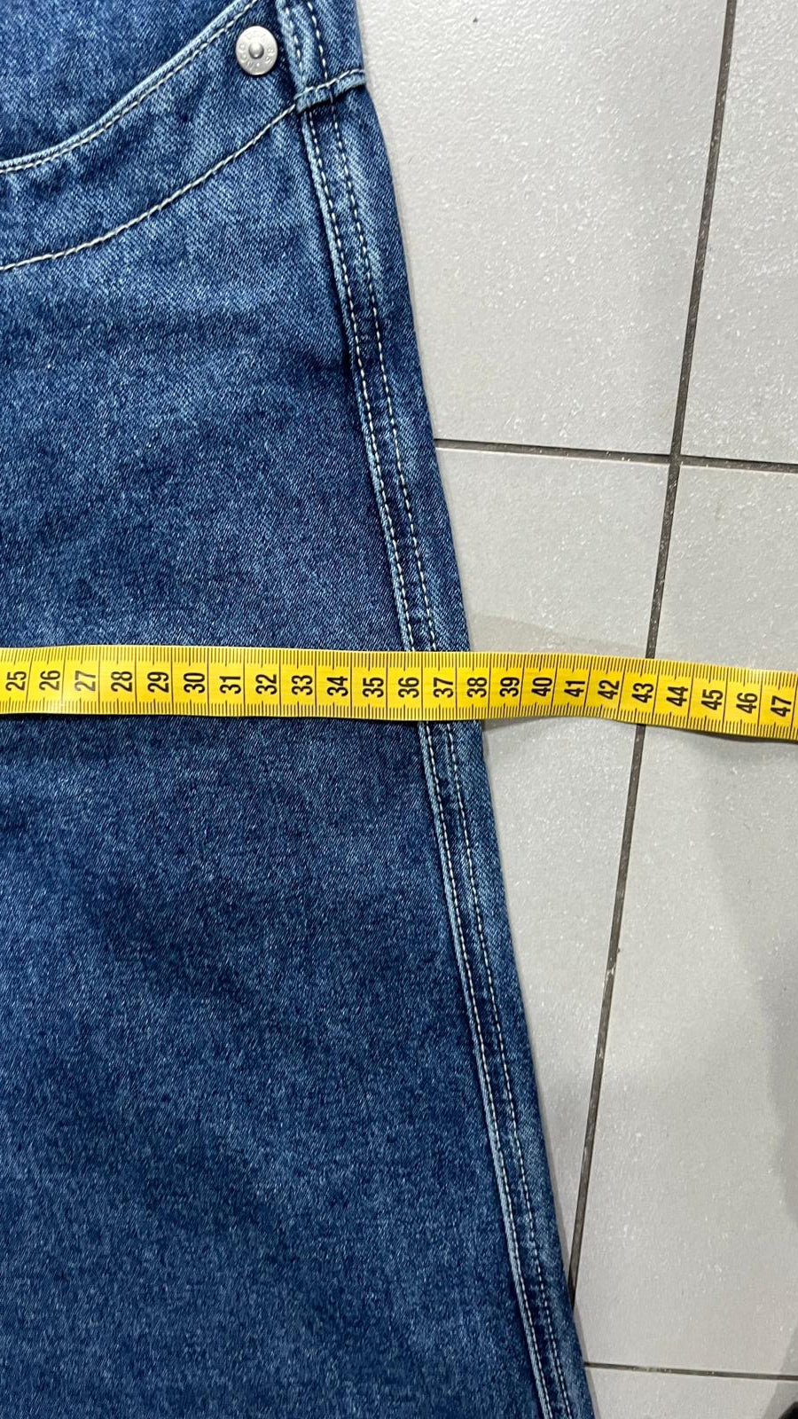 Denim JNCO Jeans Original Super Baggy Fit Embroidered American Hip-Hop (M)