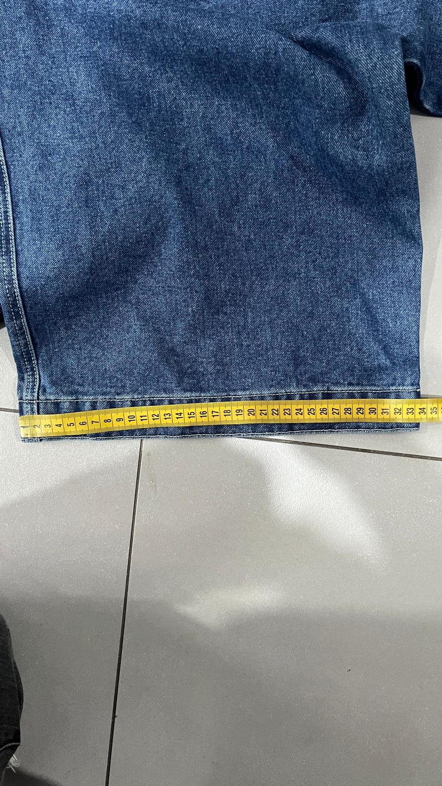 Denim JNCO Jeans Original Super Baggy Fit Embroidered American Hip-Hop (M)