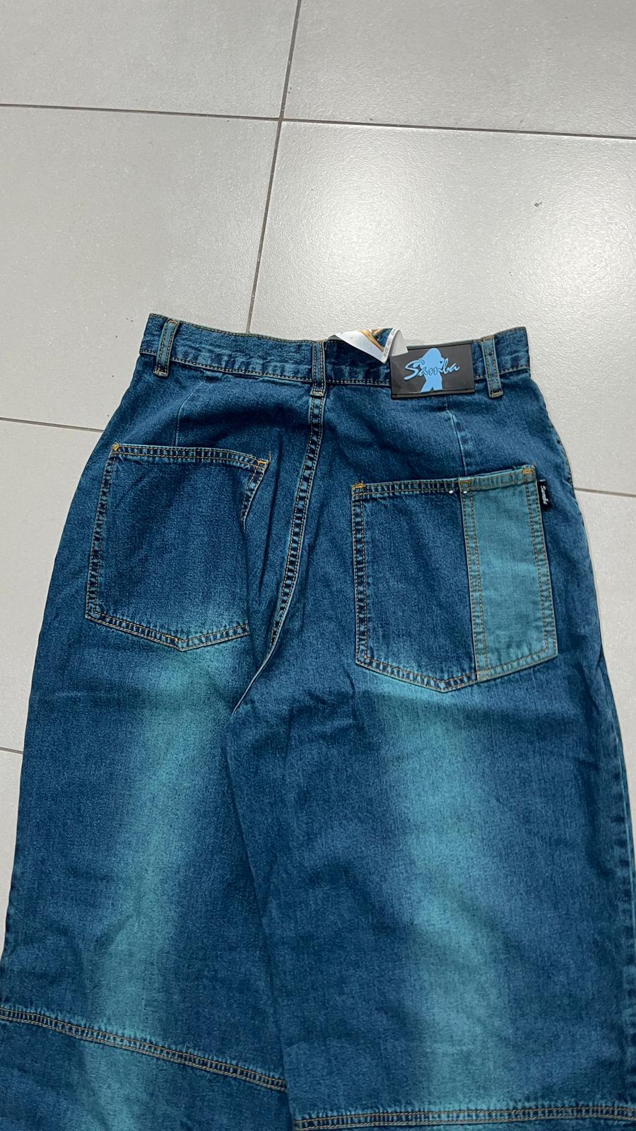 Denim Jeans Baggy Fit Samba Y2K (XXS)