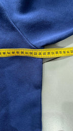 Felpa Adidas Blu Logo Ricamato (M)