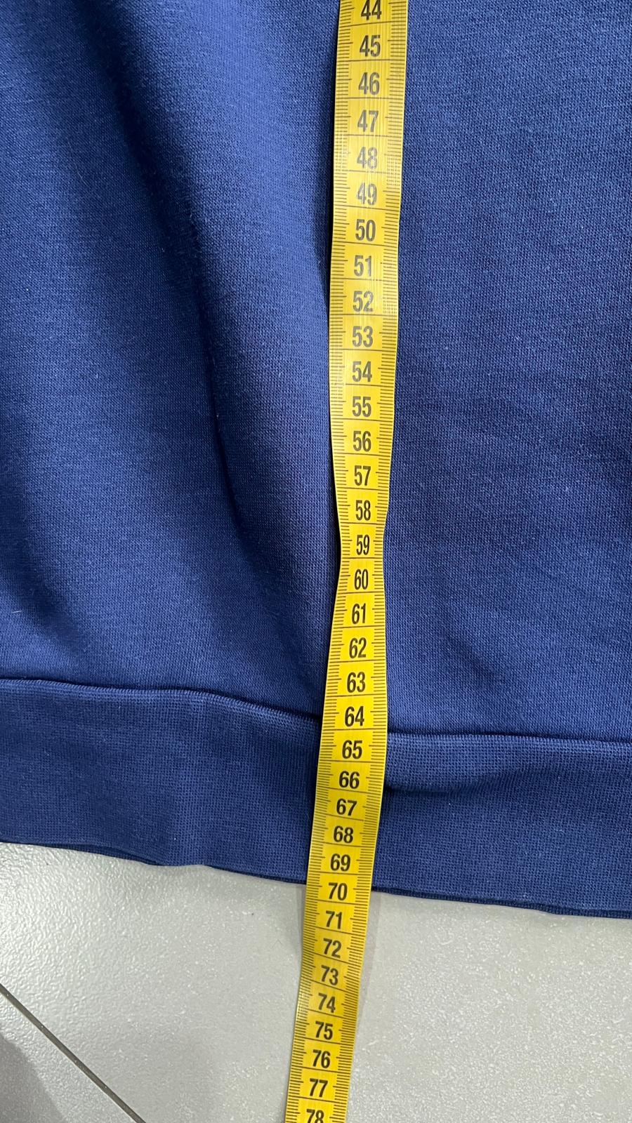 Felpa Adidas Blu Logo Ricamato (M)