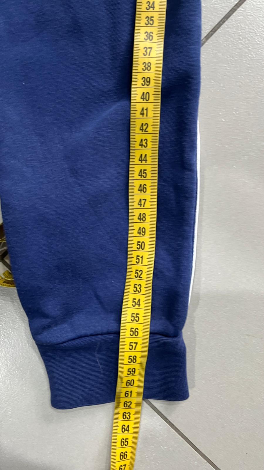 Felpa Adidas Blu Logo Ricamato (M)