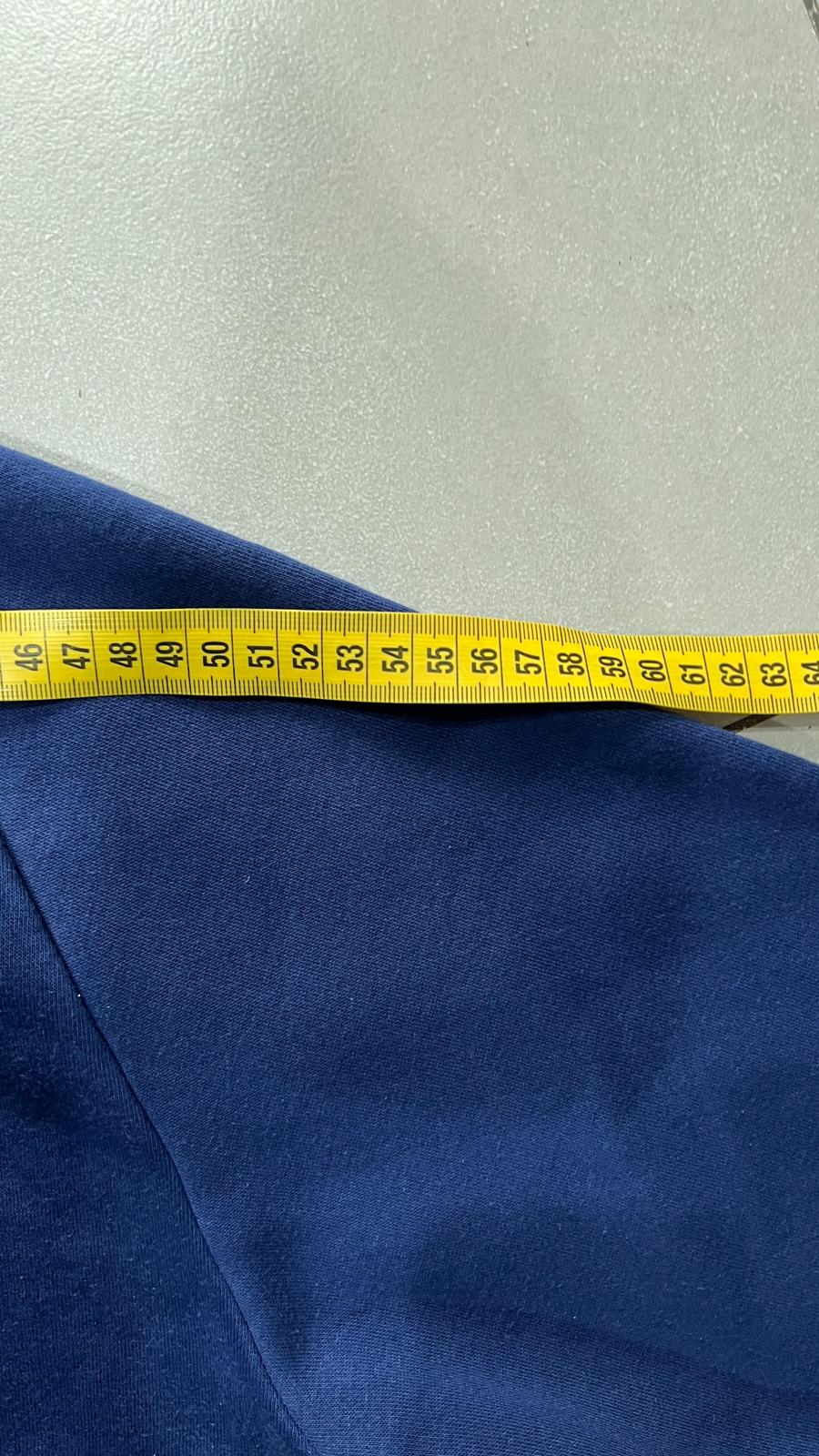 Felpa Adidas Blu Logo Ricamato (M)