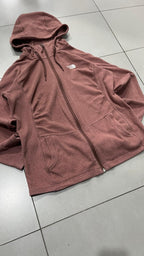 Felpa The North Face Rosa con Zip (L) Donna