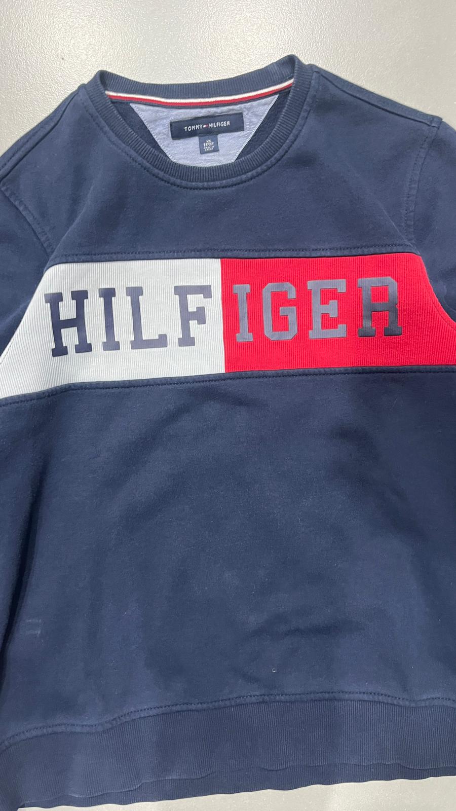 Felpa Tommy Hilfiger Girocollo con Stampa (XS)