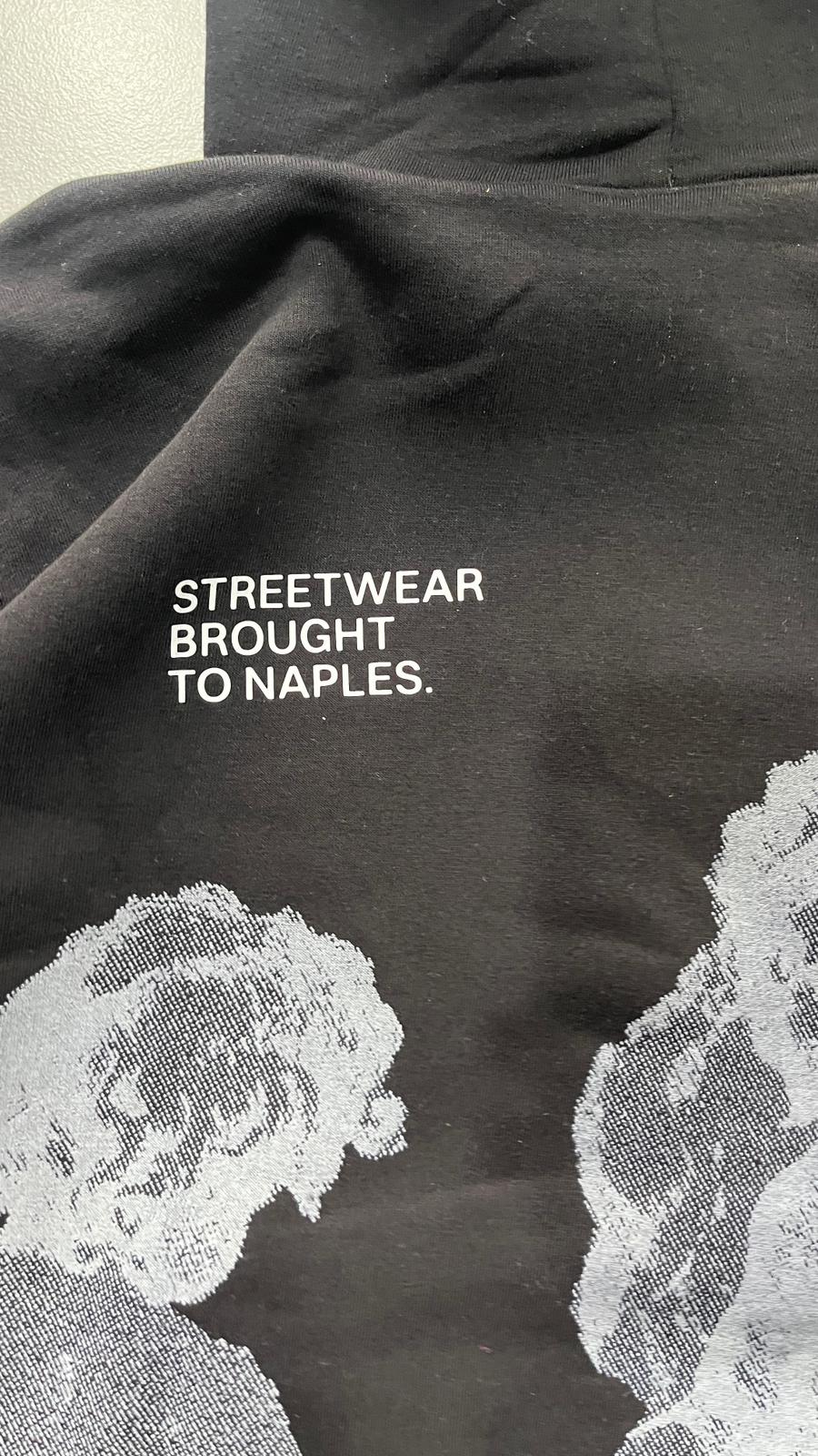 Felpa 361 Angel Black Grey Printed Japan Style (S)