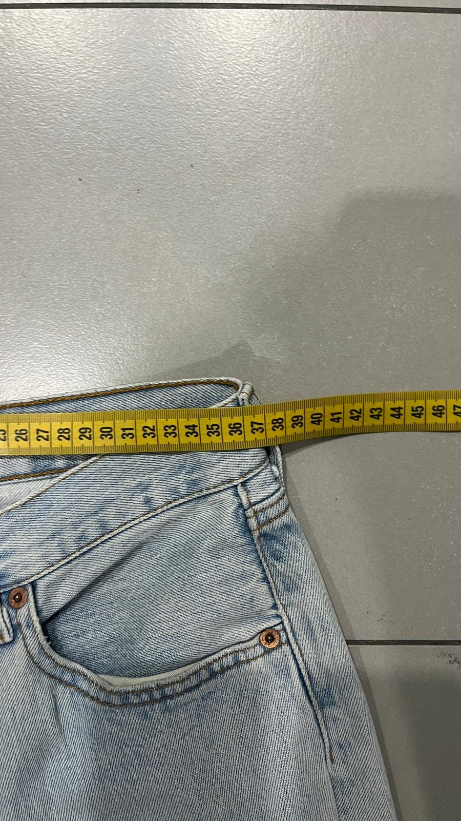 Denim Levis 501 SLIM FIT Light Blue (XS)